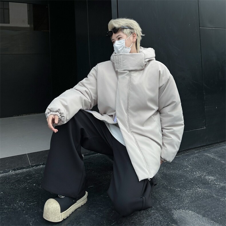潮牌棉服男冬季外套保暖面包服连帽工棉衣外套1001-1-MY183-P88,男装棉衣,星座1001-1