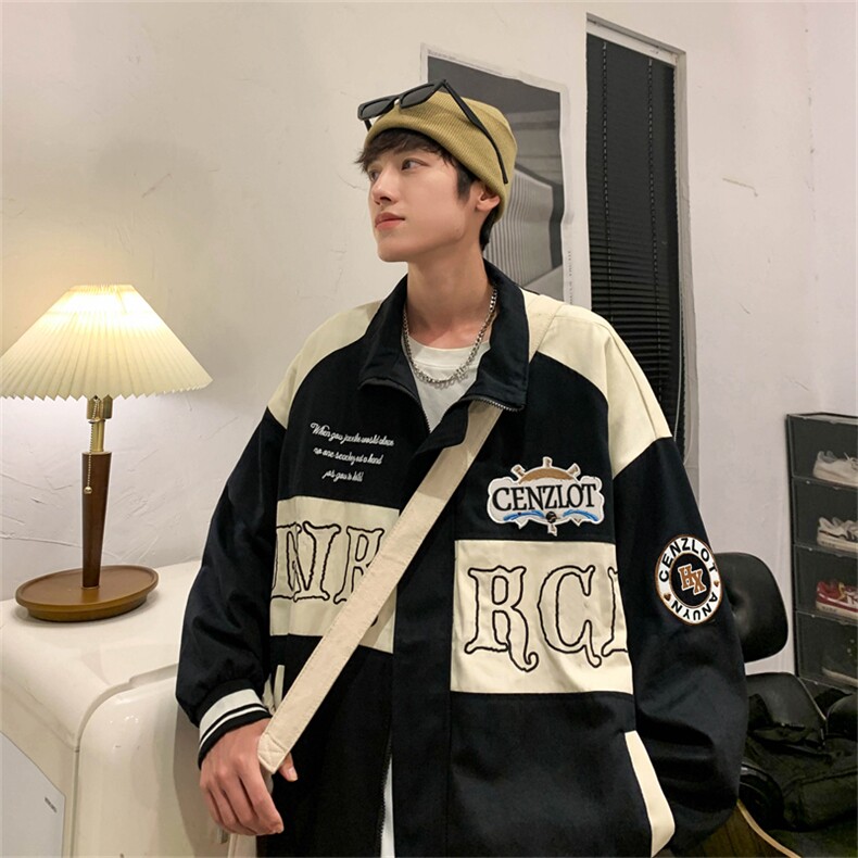 Wt64-P55学院风潮刺绣外套夹克,男装夹克,星座1501-1