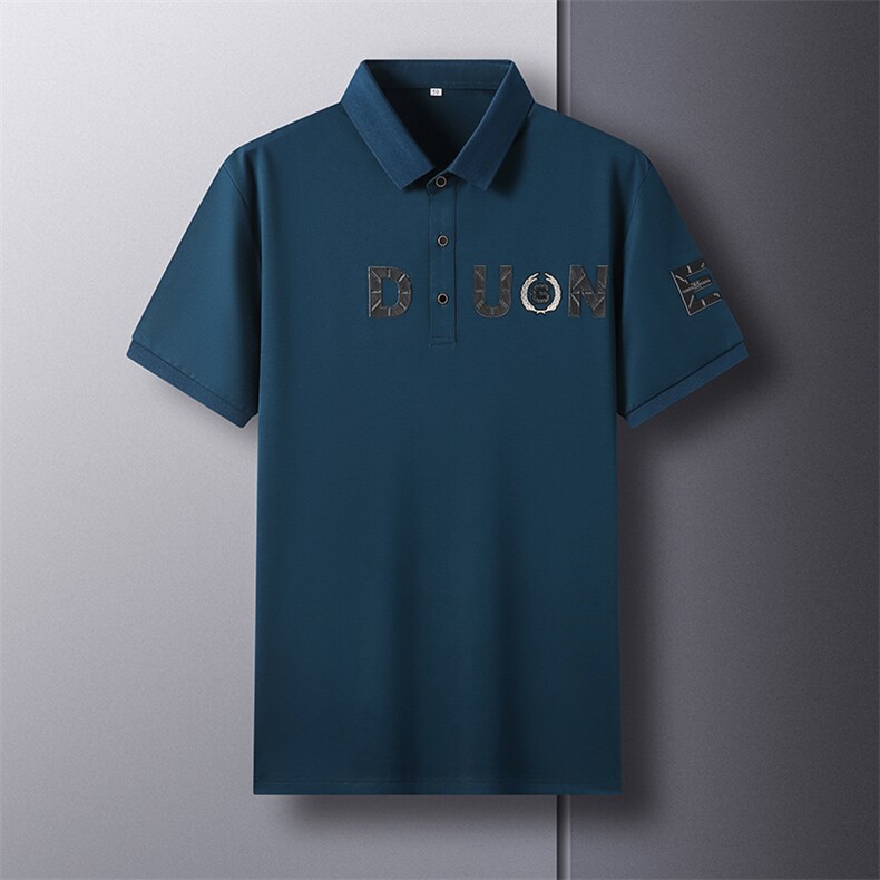 AC8353钱塘2020-3夏季男士翻领时尚潮流上衣休闲百搭短袖T恤P53,男装T恤,钱塘207-3