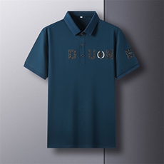 AC8353钱塘2020-3夏季男士翻领时尚潮流上衣休闲百搭短袖T恤P53，男装T恤，钱塘207-3