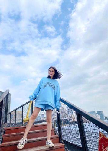 秋季时尚卫衣套装，女装卫衣/绒衫，女人阁