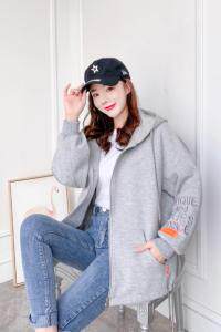 春季新款卫衣休闲外套，女装卫衣/绒衫，吉之红