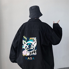 牛仔夹克男大码牛仔外套男茄克NJ77275-P60，男装夹克，电商A040