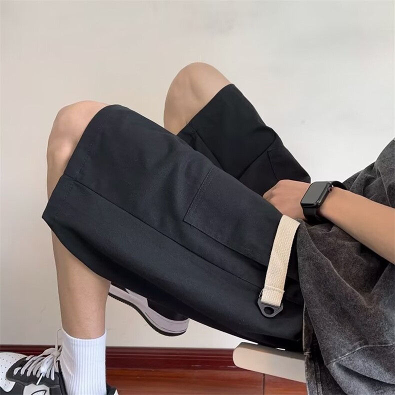 日系短裤男士夏季薄款潮流纯棉短裤P38,男装休闲裤,星座1116-2