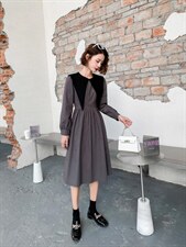 【现货】秋季新品英伦风连衣裙，女装连衣裙，圣伊敏