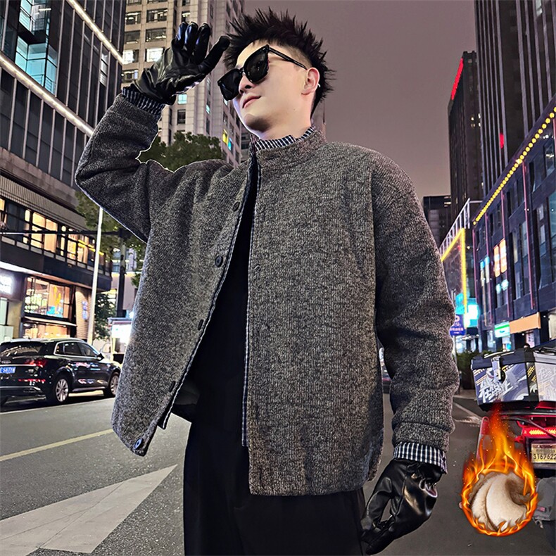 B45/P148控188假两件冬季加厚棉服百搭拼接时尚外套轻奢男装上衣2,男装棉衣,星座305B
