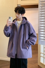 新款现货户外连帽夹克男三防冲锋衣外套JK815-P70，男装夹克，星座1204-3
