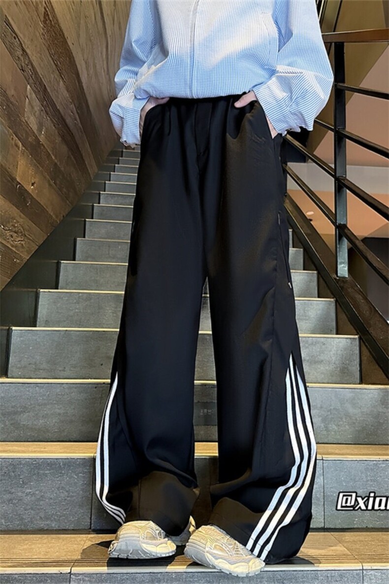 XZ616春秋重磅拉链织带拼接美式设计感百搭长裤TY1184P65控88,男装休闲裤,星座512A（原616）