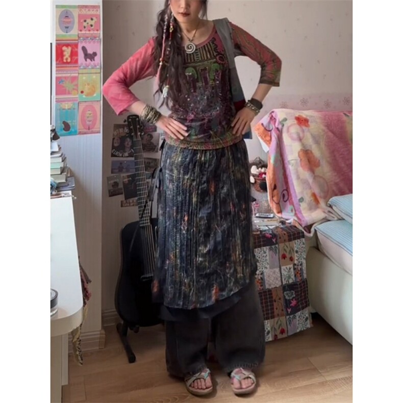 现货波西米亚遮蔽p帘旅游高档双层印花刺绣网纱巨好看中性男女装,女装半身裙,星座909-2（原星座717-2）