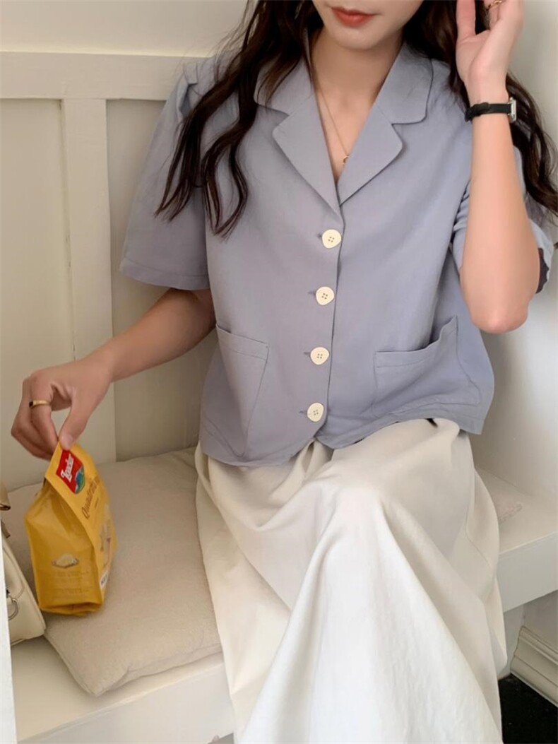 【现货】韩系泡泡袖小衫，其它，DAP