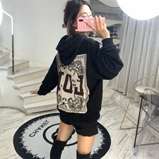 秋季新款连帽拼接卫衣外套，女装卫衣/绒衫，9·9九尚逸品