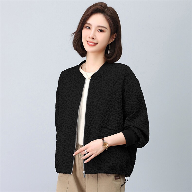 时尚百搭宽松显瘦棒球服外套女秋装新款韩版休闲短款夹克上衣，女装短外套，悦见她