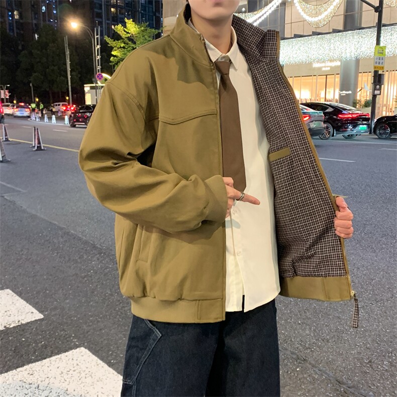 现货春季美式户外夹克男新款高街设计感百搭痞帅外套JK02617-P70,男装夹克,星座308B-2