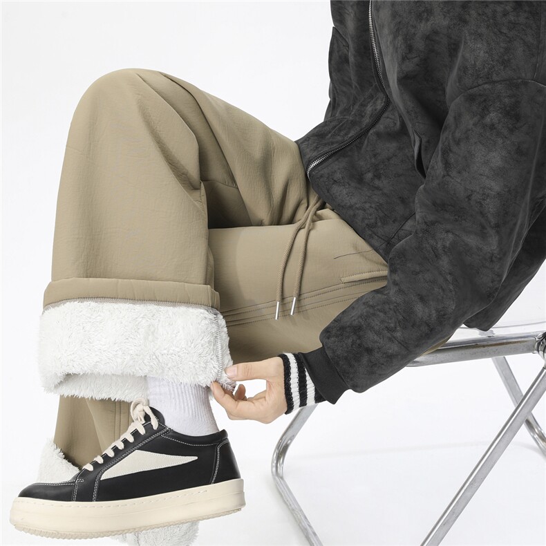 冬季大棉裤休闲裤宽松直筒裤D329-QM260-特P45-控88-聚脂钎维，男装棉裤，电商D329