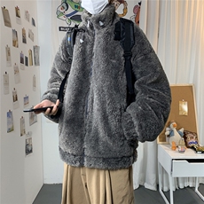 1羊羔毛棉衣外套男宽松加棉加厚ins大码情侣棉服7956P105控138，男装棉衣，星座226-2