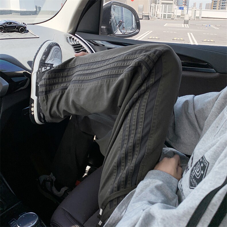 自己图春秋条纹工装休闲裤潮GK39-特P38-限价68-现货,男装休闲裤,星座310A-1