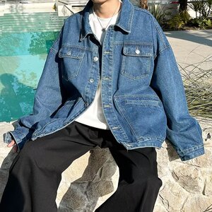 青春流行男春季夹克文艺潮外套J066P58图片