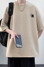 麂皮绒短袖t恤男大码半袖男大皂风JD82369-P25，男装T恤，电商A040