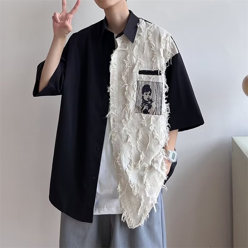 夏季短袖衬衫LC56P35,男装衬衫,星座1116-2
