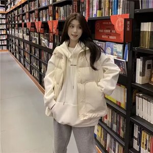 2025年新款立领无袖羽绒马夹女秋冬季新款宽松短款马甲白鸭绒外套图片