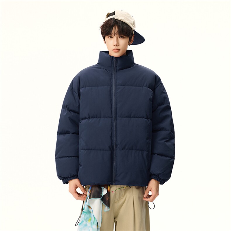 冬季新款棉服基础简约纯色款棉衣休闲百搭外套D2200-TP35不,男装棉衣,电商A102