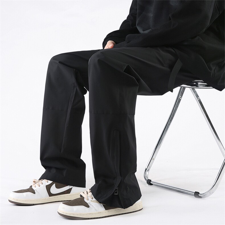 2023拉链开叉户外机能登山冲锋裤男春季大码休闲工装裤K1002-P45,男装休闲裤,电商A082