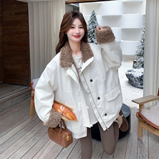 【新款】加厚羊羔毛休闲外套2C131-709-P225K328，女装短外套，2C131