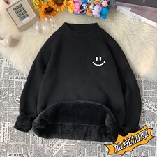 M18204-P45 加绒款-P65半高领毛衣男士大码针织衫男毛线衣男图片