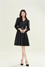 秋冬新款范儿连衣裙，女装连衣裙，牛牛原创