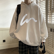 纯棉连帽卫衣男大码运动帽衫宽松薄WY2280-P35，男装卫衣，电商A040