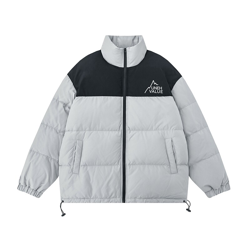 白底23新款冬季时尚百搭宽松字母印花棉服外套MY6255P4100控138,男装棉衣,电商A268-1