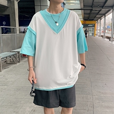 港风凯电商A088-DV5001-TP28100夏款宽松短袖T恤控48，男装T恤，电商A088