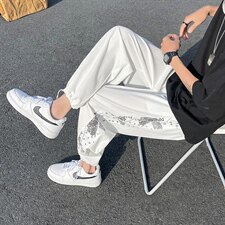 XZ1004-1KZ516P40-控58-冰丝裤男腰果花，男装休闲裤，星座715