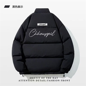 1506/Q8040/P62宽松休闲加厚保暖情侣装棉服图片