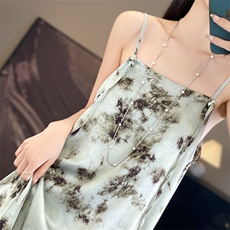 现货设计师吊带时尚汉服衬衫明制夏季宽松中长连衣裙2025内搭，女装连衣裙，佳绒高端店