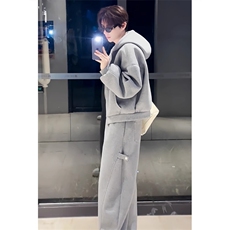高级感重磅结构卫裤男秋冬美式高街KA730常规P39-加绒P43，男装休闲裤，四季星座505