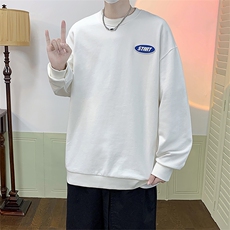 秋季港风圆领卫衣男宽松长袖打底衫外套XZ214-8Y268P28，男装卫衣，星座1204-3