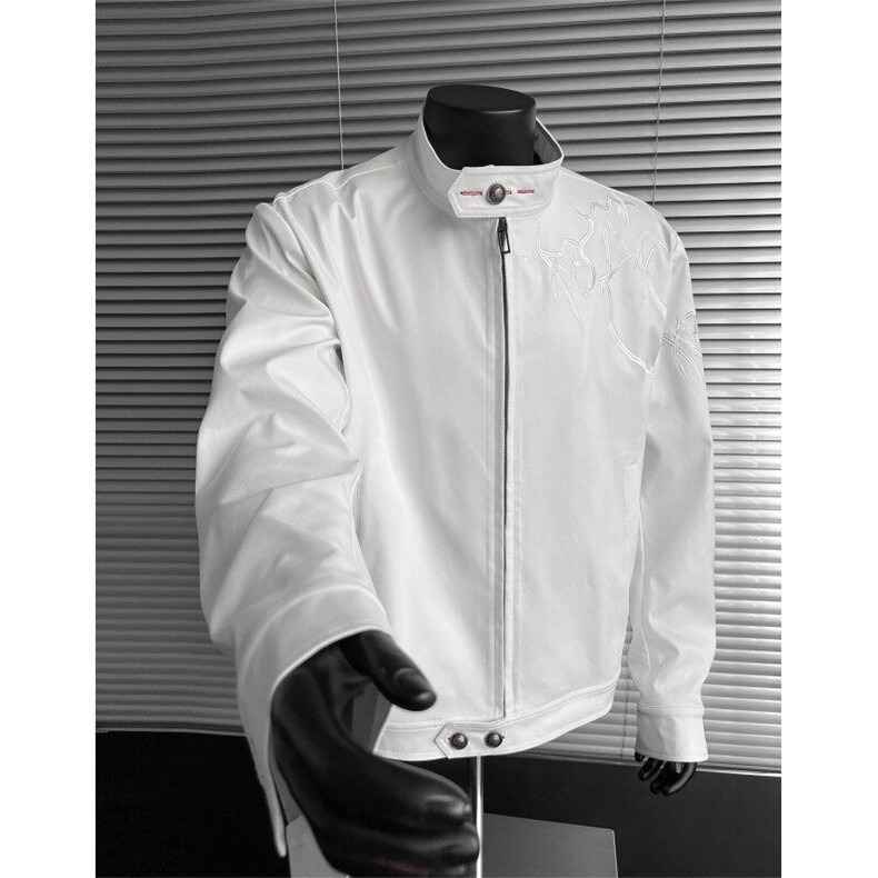 现货！风刺绣夹克潮上衣衣服A061-EX50496-特批80控118，男装夹克，电商A061