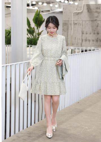 【现货】春季新款碎花连衣裙/西装马甲，女装连衣裙，笑思源