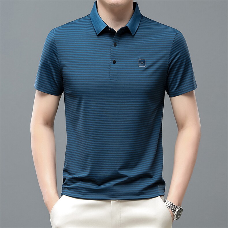 男装中青年翻领POLO短袖上衣商务休闲宽松男装半袖ZL66373-P63,男装Polo衫,星座1105-3