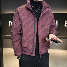 标90数据款男士羽绒服潮牌字母印花保暖外套B317/6610/P245，男装羽绒服，电商B317