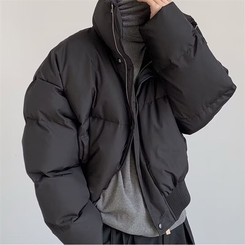 冬季男士棉衣保暖面包服潮流短款棉袄防水立领休闲外套棉服男,男装棉衣,星座506A