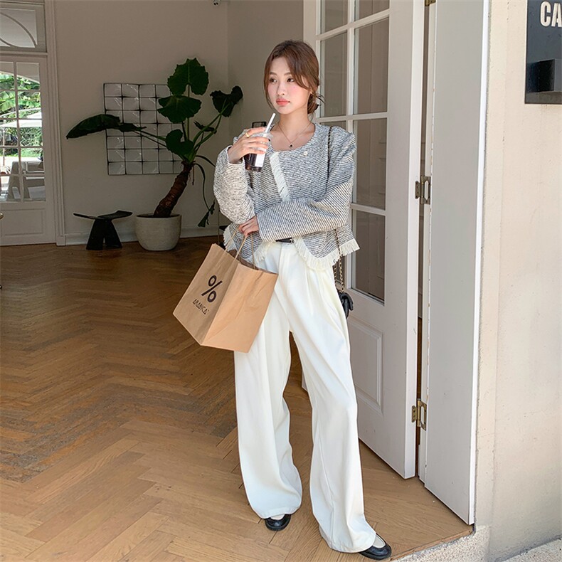 2023秋季新款小众设计感小香风短外套B190-82399-P125-K178,女装短外套,一九零