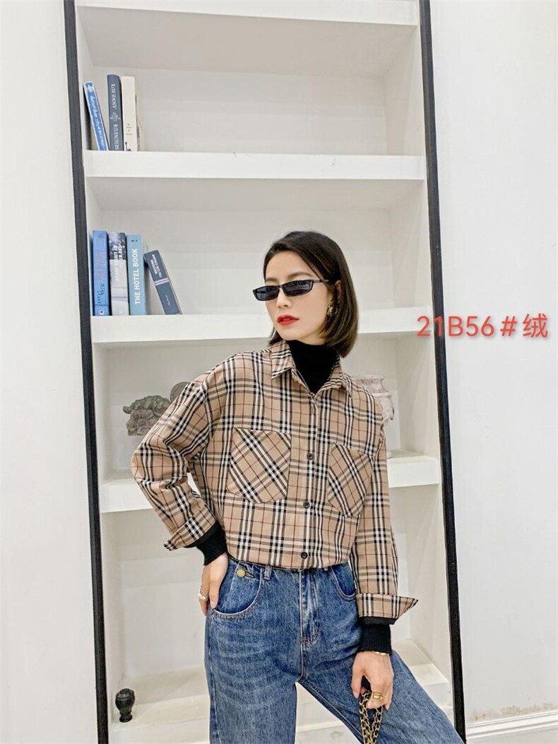 【现货】秋冬季一体绒衬衫，女装衬衫，锦绣阁