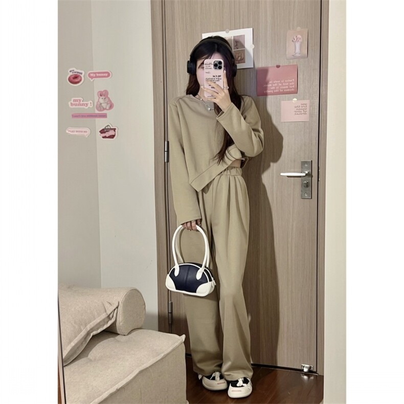 套装潮牌卫衣设计感上衣秋冬韩版宽松情侣开衫卫衣＋裤子E576-P45,男装休闲套装,星座911-2(原星座613-2）