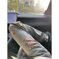 牡丹提花牛仔裤男春秋小众水洗休闲裤子cleanfit直筒微喇裤NY745，男装牛仔裤，星座1116A（原606A-3）