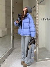 现货新款东大门加厚保暖羽绒服百搭连帽面包服女装外套女，女装羽绒服，网红馆