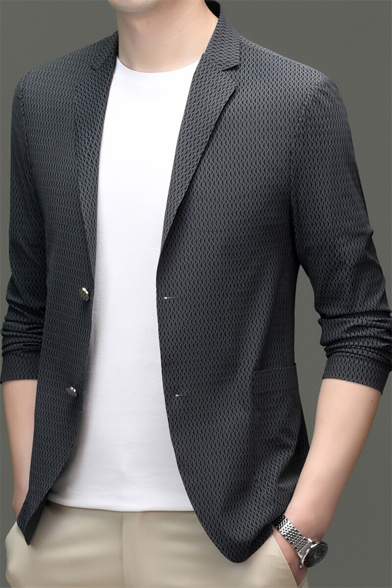 R-XF1012男式春秋新款长袖简约西服休闲商务便服西装单西,男装西服套装,电商B360