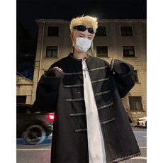 新中式立领外套男宫廷风男士街头潮流痞帅小众夹克J8508-P65，男装夹克，星座1001-1