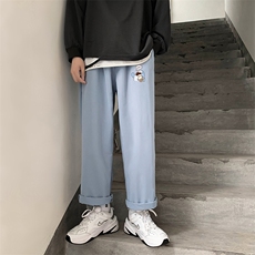 K43239-P25休闲裤男士大码宽松九分运动裤男裤男直筒，男装休闲裤，电商A040